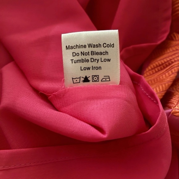 Tuckernuck Red and Pink Patterned Fabric - Picture 10 of 11